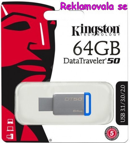Reklamovala se - USB flashka 64 Gb